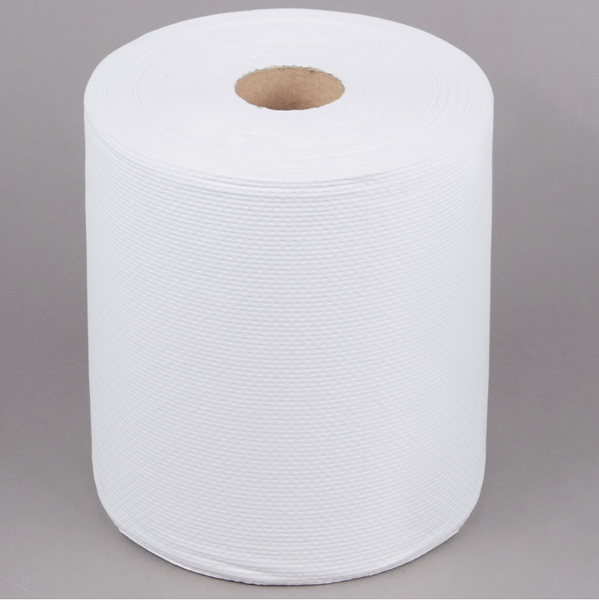 2-Ply White Center Pull Paper Towel 600ft/Roll - (6/case)